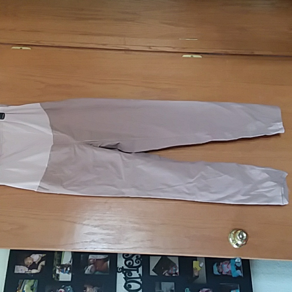 Pink maternity corduroys